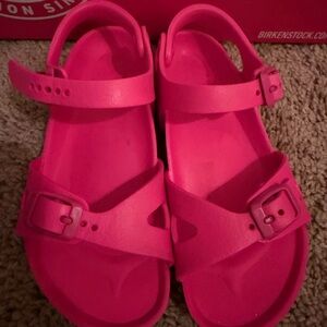 Birkenstock Kids Bright Pink Sandals